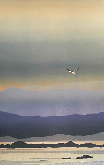 'Daybreak over Ayrshire 1/7' by artist Deb Wing